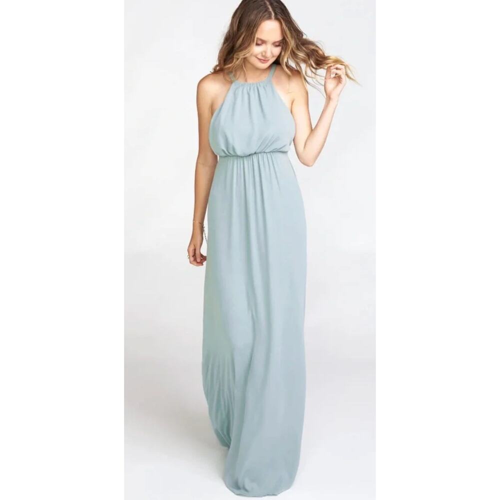 Show Me Your Mumu Amanda Formal Maxi Sage Green Size Large NEW